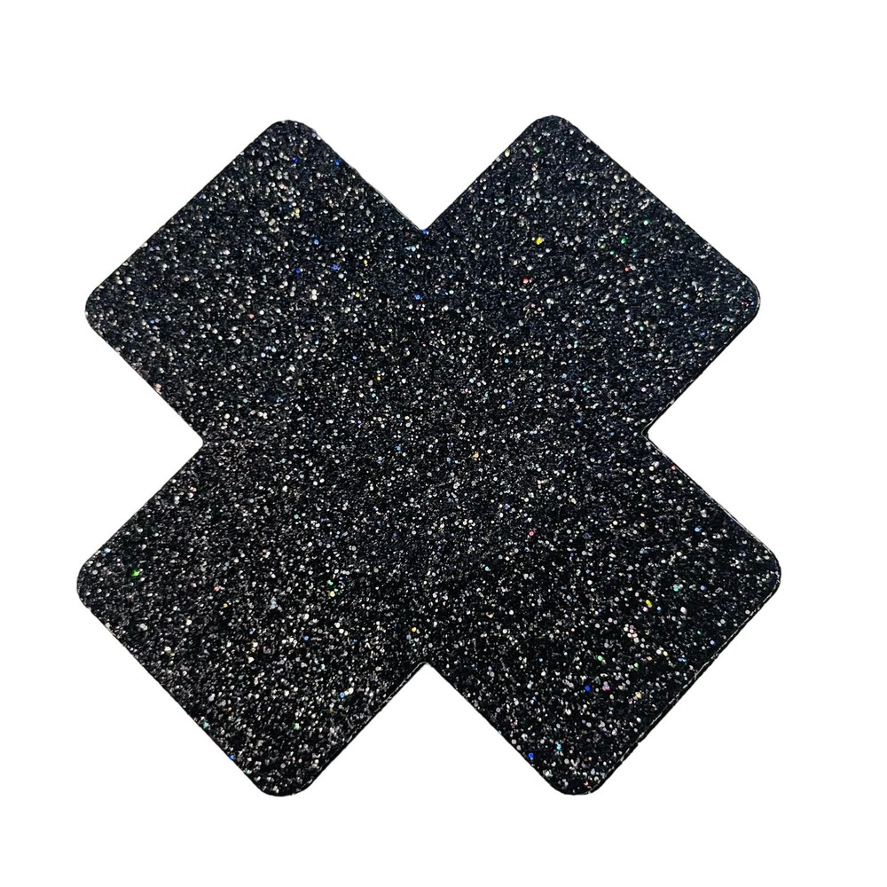 Black Glitter X Nipple Pastie